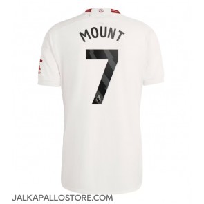Manchester United Mason Mount #7 Kolmaspaita 2023-24 Lyhythihainen